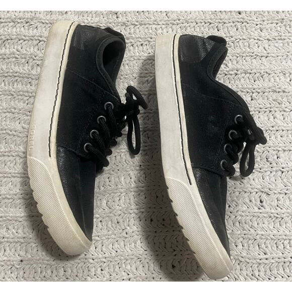 Sorel Lace Up Sneakers Shoes 1776091010 NL2866-010 Women's Size 8 EU 39 Black - Picture 7 of 10